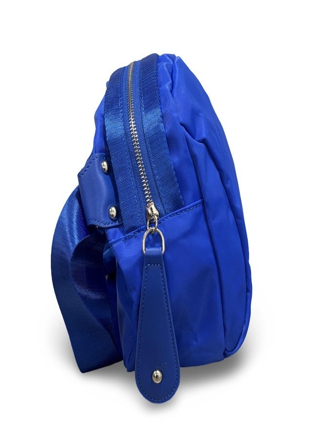 GLOSSY Nylon Crossbody Sling Bag For Women, Lightweight Casual Travel Shoulder Bag with Adjustable Strap, Spacious Top Zip Compartment - Image 5